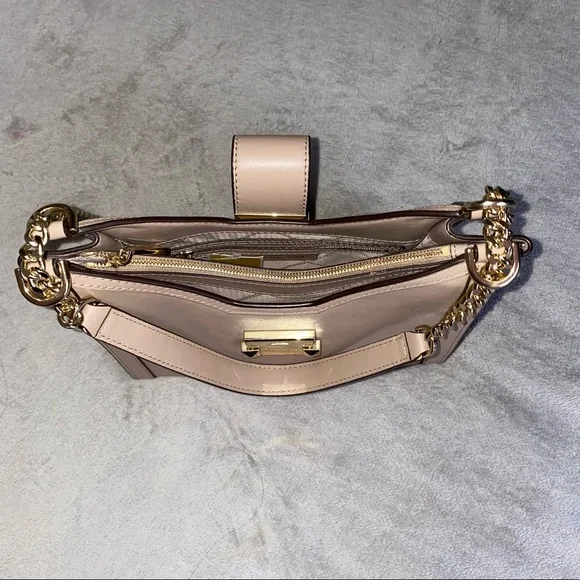 Michael Kors Whitney truffle small chain shoulder tote leather - Picture 3 of 5